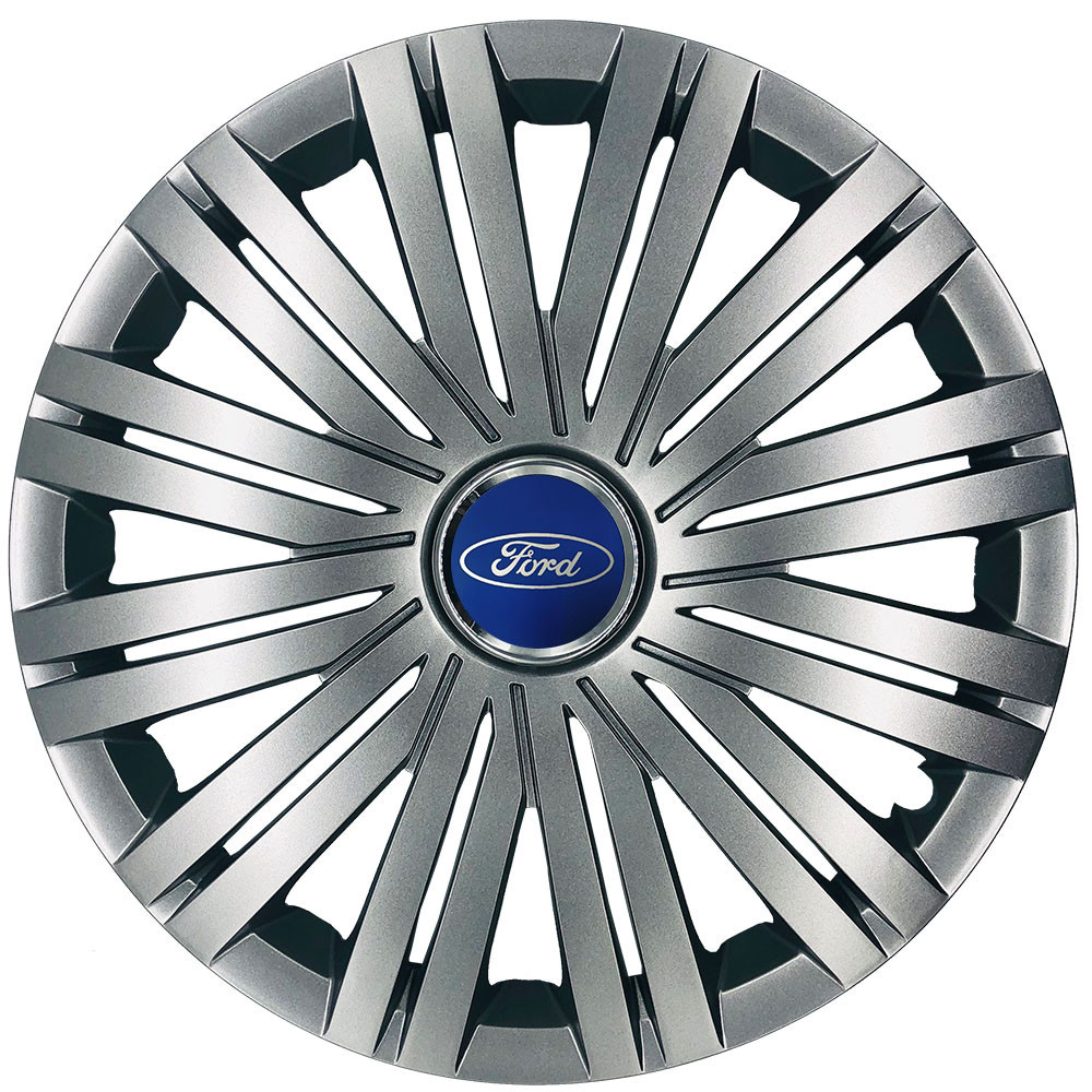 Автомобильные модельные колпаки R17 Ford 502 4шт, SJS, серебряные Винница - изображение 1