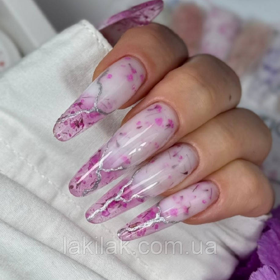 Гель для нарощення нігтів Crooz Flora Touch Gel 03 (з сухоцвітами) 15мл Херсон - фото 1