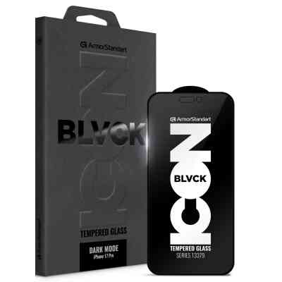 Стекло защитное Armorstandart Dark Mode BI Apple iPhone 17 Pro (ARM86629) Винница