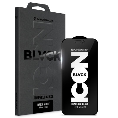Стекло защитное Armorstandart Dark Mode BI Apple iPhone 17 Pro (ARM86629) Винница - изображение 1