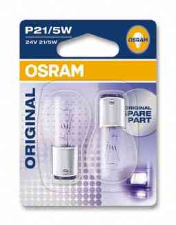 Показні лампа розжарювання OSRAM 7511-02B P21W 24 V BA15s 2X10 Blister Харків