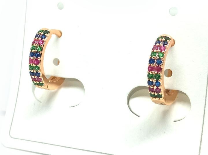 Серьги со стразами женские медицинская сталь Киев - изображение 1