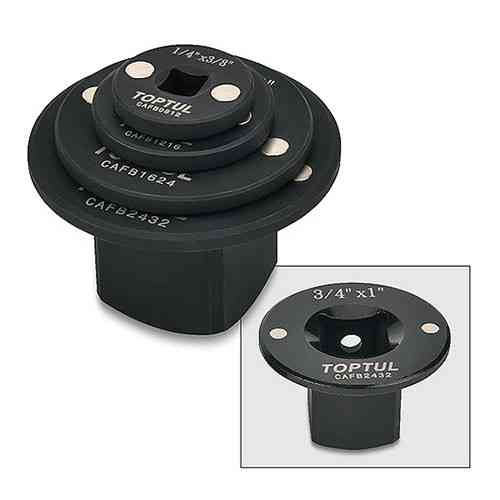 Набір магнітних перехідників 1/4"-1" 4ед. TOPTUL GAAR0404 Одеса