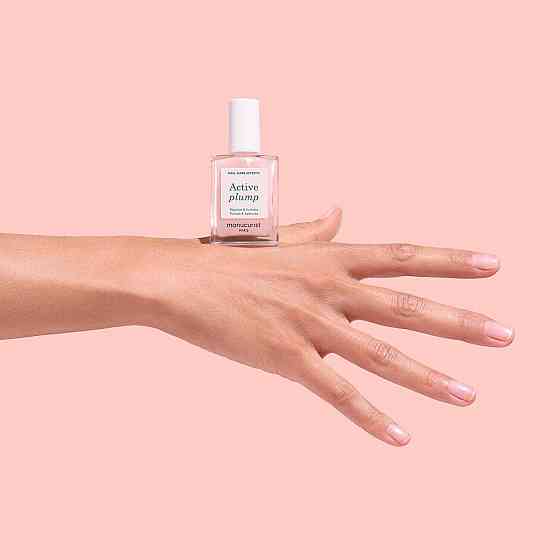 Лак для нігтів, що зміцнює Manucurist ACTIVE PLUMP з колагеном, рожевий, 15мл Слов'янськ
