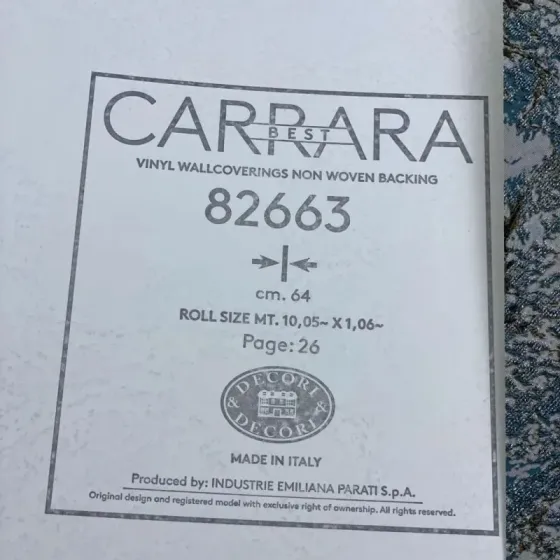 Шпалери Emiliana Parati Carrara Best 82663 Київ