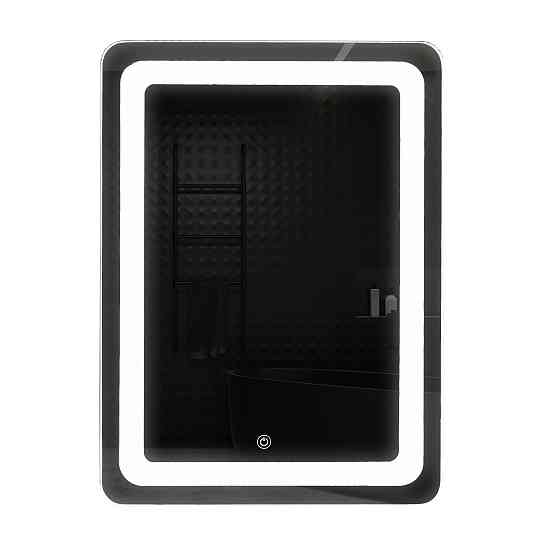 Дзеркало UNIO MRR-04 SQR-RA-S 600 x 800 mm LED FL з сенсором Тернопіль