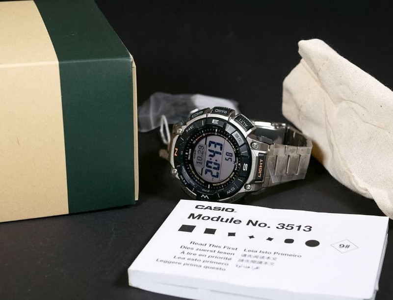 С компасом Casio PRG-340T-7 Titanium ProTrek. Харьков - изображение 4