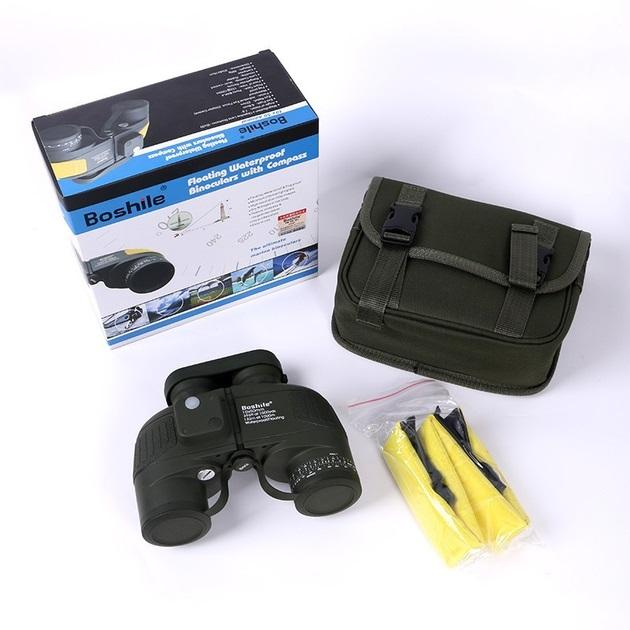Бінокль Boshile 10X50 Admiral Camo з далекомірною сіткою (Камуфляж) Вінниця - фото 4