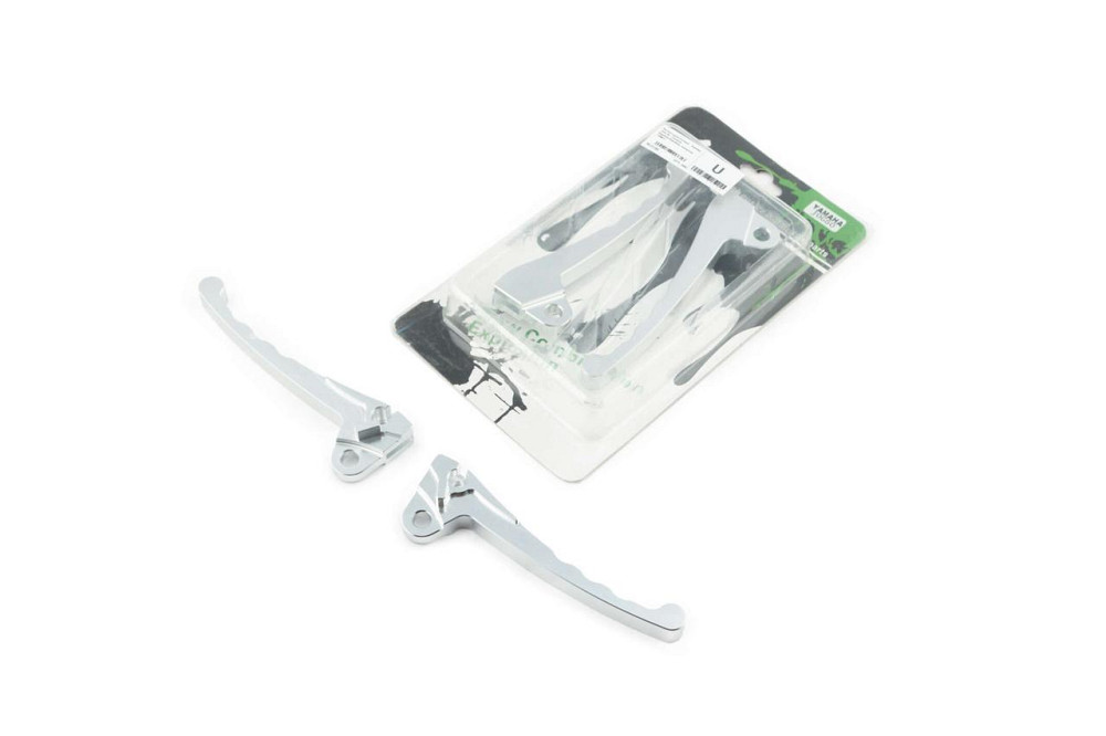 Рычаги руля скутер Ямаха Йог 50 (голые) (тюнинг, барабан/барабан, белые) Мукачево - изображение 1