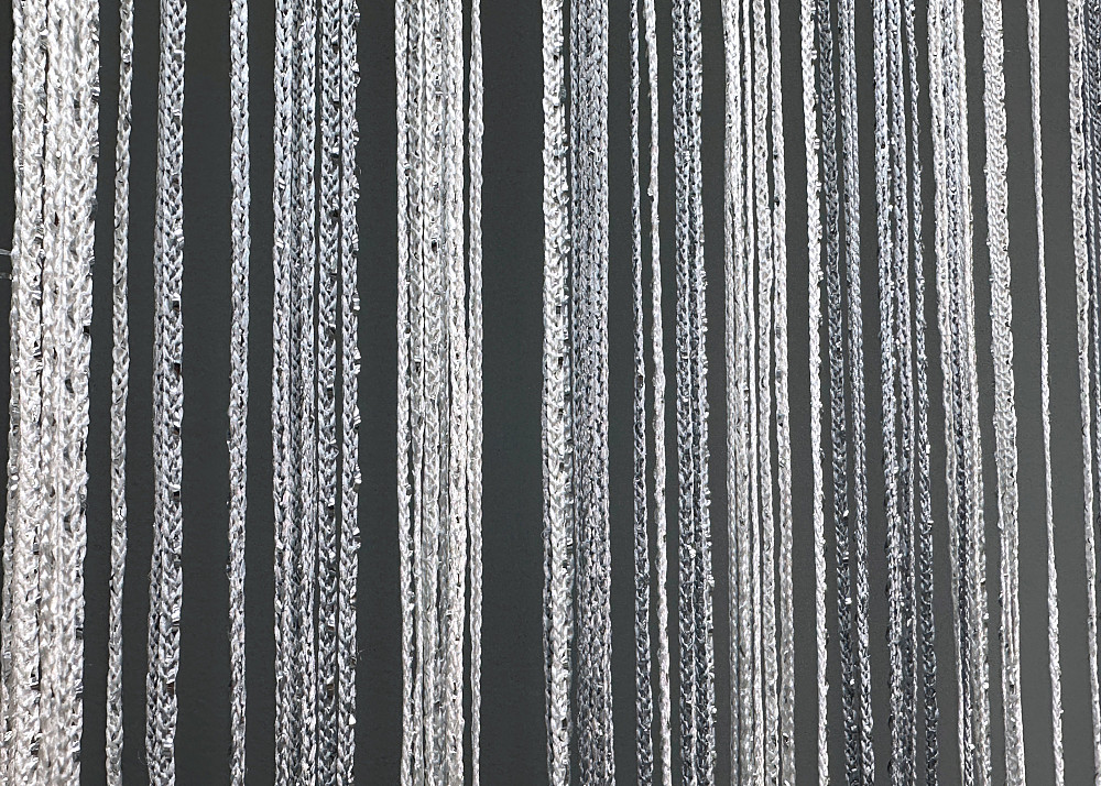 Шторы-нити с люрексом Белый с серым 300х300см 1 шт (61-106) Киев - изображение 7