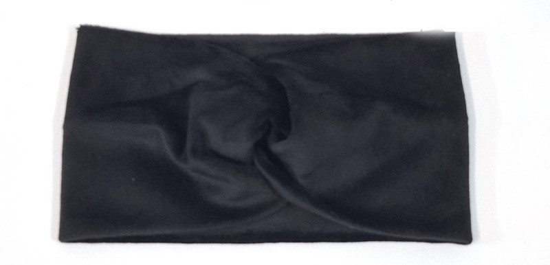 Пов'язка для волосся спортивна чорна Київ - фото 1