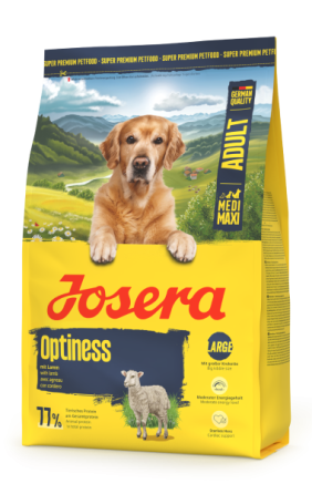 Сухой корм Josera Optiness Adult Medi/Maxi (Йозера Оптинес) в больших гранулах с пониженным уровнем белка, 3 кг Винница