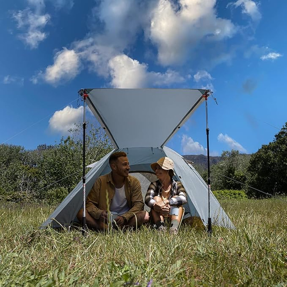Намет чотиримісний Naturehike P-Series CNK2300ZP028, світлий сірий Киев - изображение 2