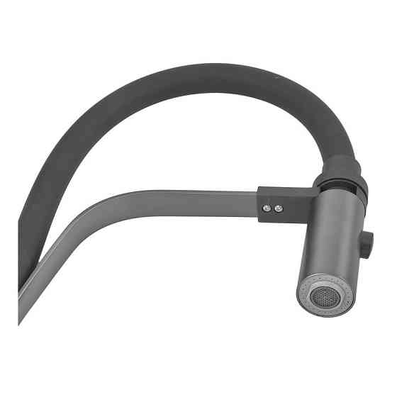 Змішувач для кухні з силіконовим виливом Zerix MAG-017 Graphite Refl.Black з нержавіючої сталі  SUS304   ( 11727 ) Харьков