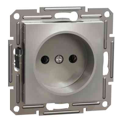 Розетка Schneider Electric ASFORA без заземления бронза (EPH3000169) Винница