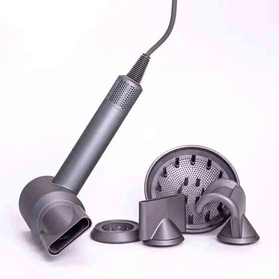 Фен стайлер для волосся 5 в 1 Supersonic Premium 1600Вт 5 насадок 3 режими швидкості з іонізацією Рожевий PH770P Київ