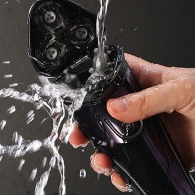 Электробритва аккумуляторная VGR V-306 LCD IPX7 роторная с триммером Винница - изображение 9