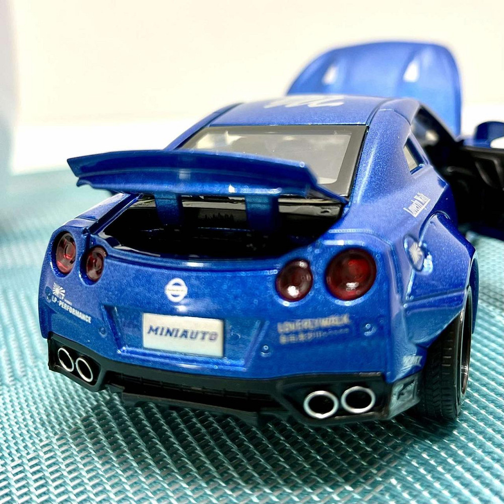 Машинка TK Union Auto Expert Nissan GTR металева світло/звук/інерційна Синя (38071) Чернігів - фото 4