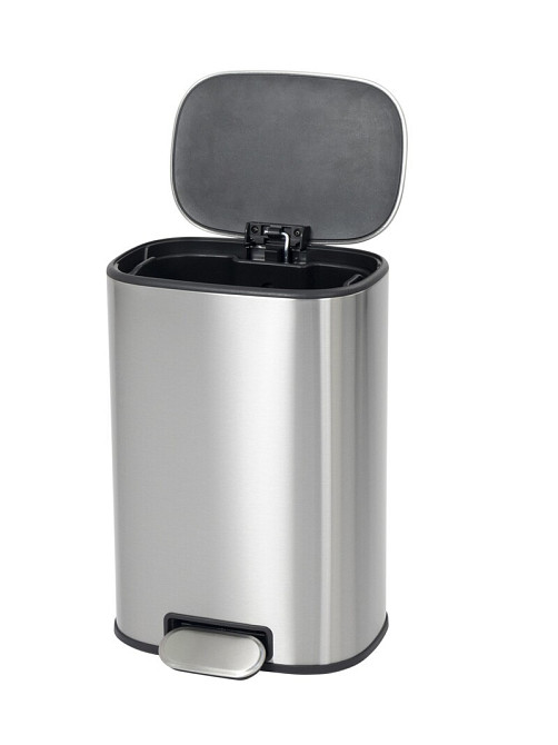 Овальное мусорное ведро Mixxus Premium Diverse-TC0112 с плавным закрытием 12 л, цвет нержавейка (MI7079) Харьков - изображение 8