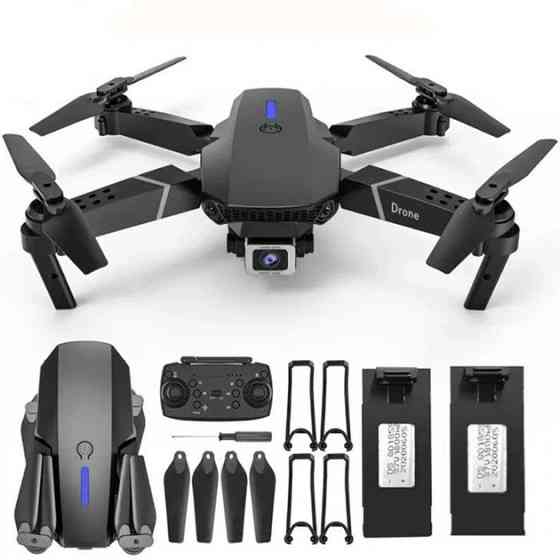 Квадрокоптер E88 міні дрон з HD камерою FPV до 20 хв польоту 2 АКБ та КЕЙС GU-34 Львів