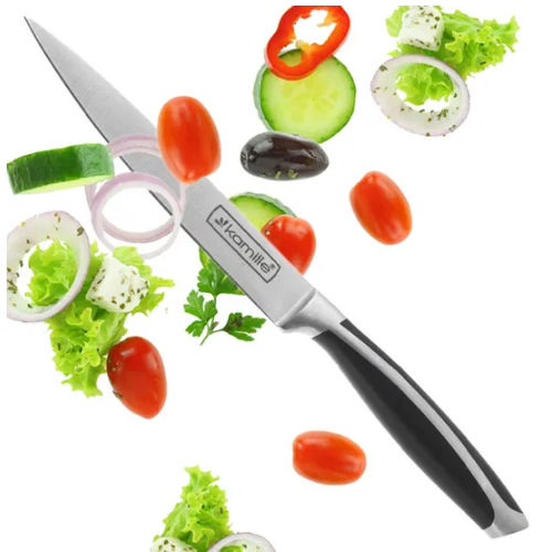 Ніж універсальний лезо 12,5см/ручка 11см нержавіюча сталь з ручкою ABS 5117 KAMILLE Житомир - изображение 4