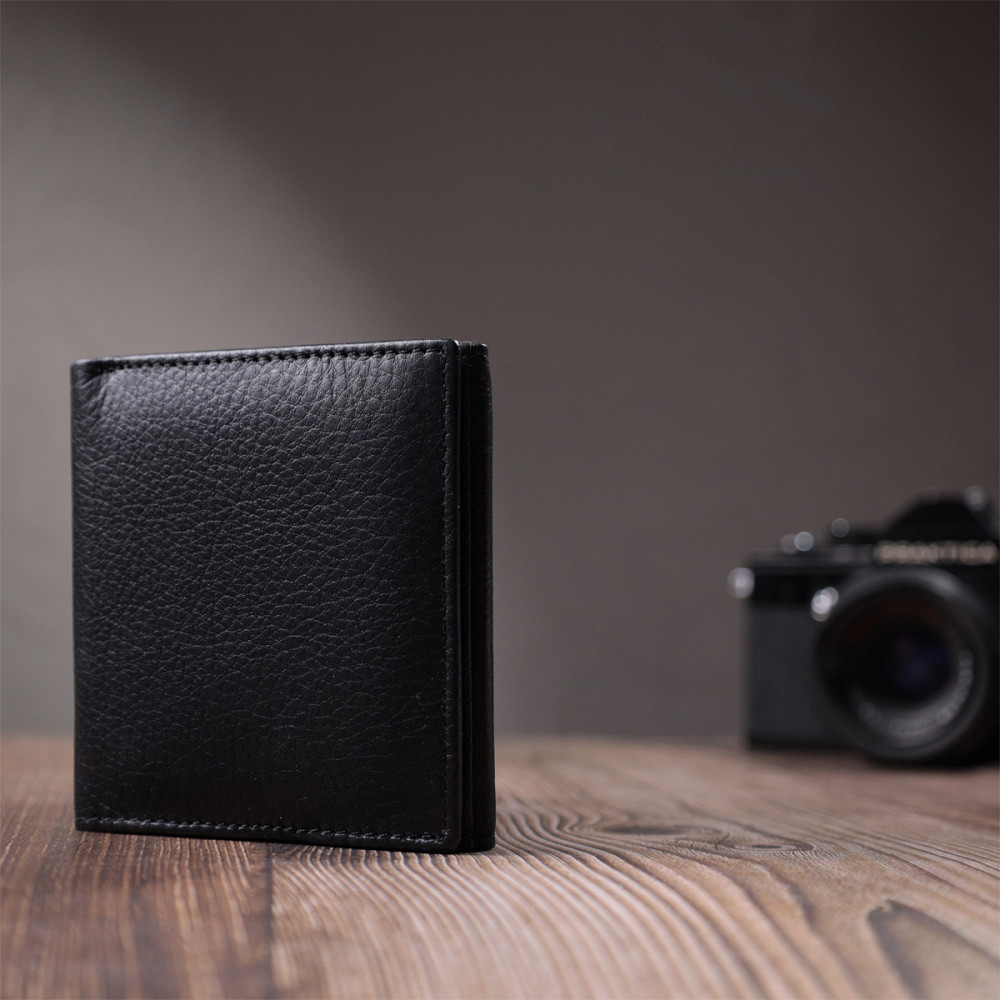 Красивый кошелек для женщин из натуральной кожи ST Leather 22709 Черный Киев - изображение 10