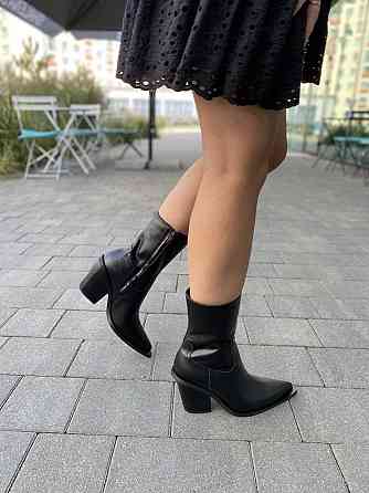 Nikos Черевики жіночі Niko`s 2478 чорні (весна-осінь, шкіра натуральна) (5644) 39 Коломия
