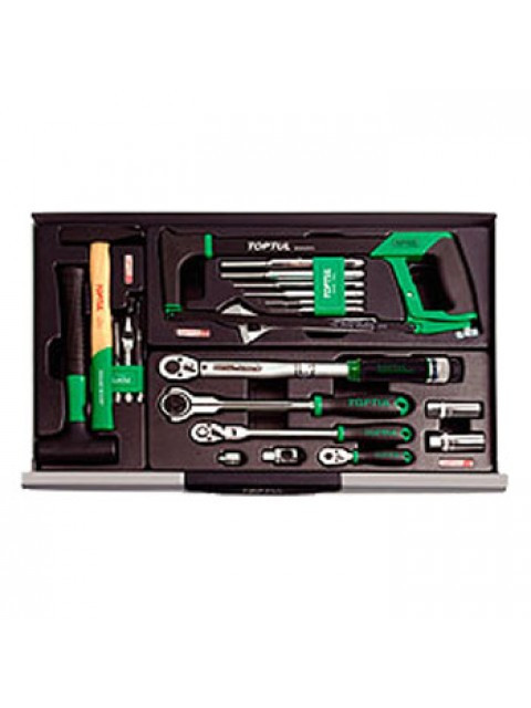 Ящик з набором інструментів для автосервісу TOPTUL (Pro-Line) 3 секції 104 од. GCAZ0013 Одеса - фото 2