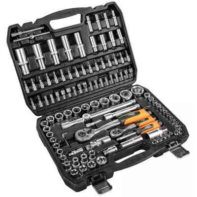 Набір інструментів Neo Tools 108шт, 1/2&quot;, 1/4&quot;, CrV, кейс (10-212) Вінниця