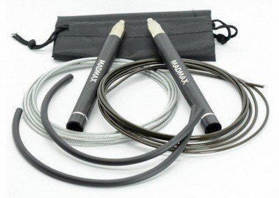 Скакалка швидкісна на підшипниках алюмінієва MadMax MFA-286 Speed jump rope Black Кам'янське - фото 2
