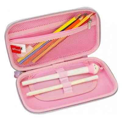 Пенал Cool For School с тиснением 1 отделение Пурпурный (QT-5781-Blue) Винница