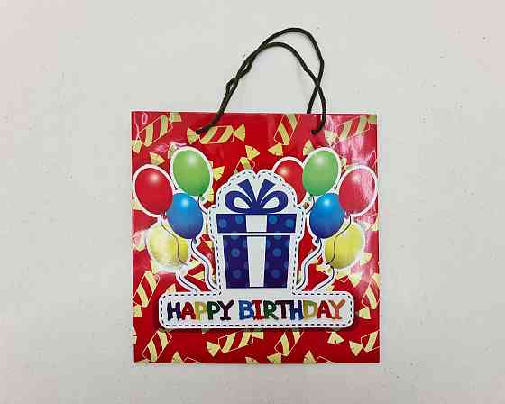 Пакет паперовий подарунковий квадратний 23*24*10 (артKV-176) (12 шт.) Харків