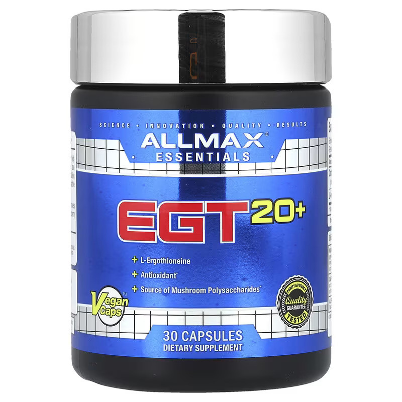 Ерготіонеїн AllMax EGT 20+, 30 Capsules Луцьк - фото 1