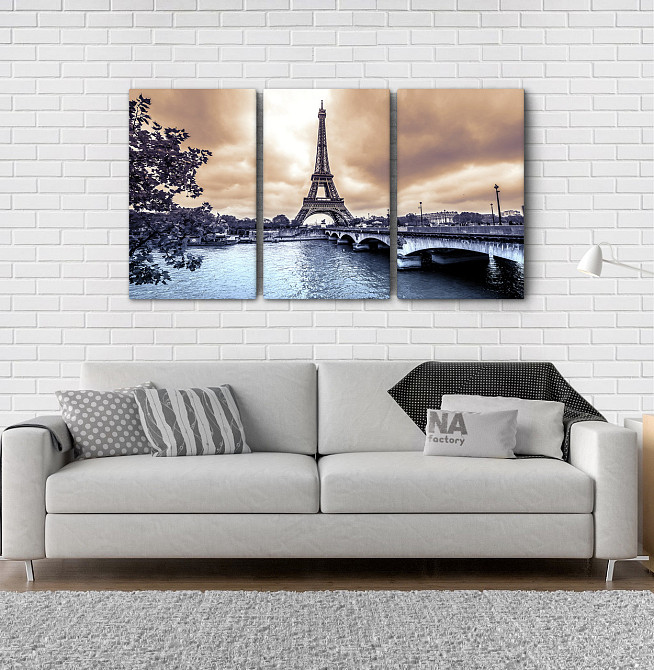 Модульная картина Париж Art-54_3А Киев - изображение 2