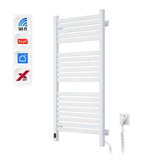 Електрична сушарка для рушників NAVIN Авангард X 480х1000 Sensor з WI-FI правобічна, біла Київ