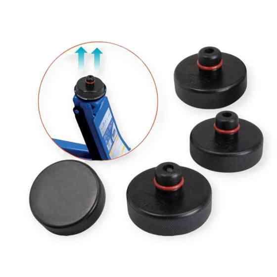 Накладка гумова на лапу підкатного домкрата "шайба"? 78мм, 4шт для Tesla Мукачево