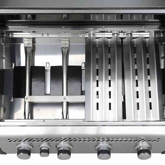 Газовий гриль SANTOS S-418 Black, з бічним і заднім пальниками, чорний 900297 Код: 010957 Рівне