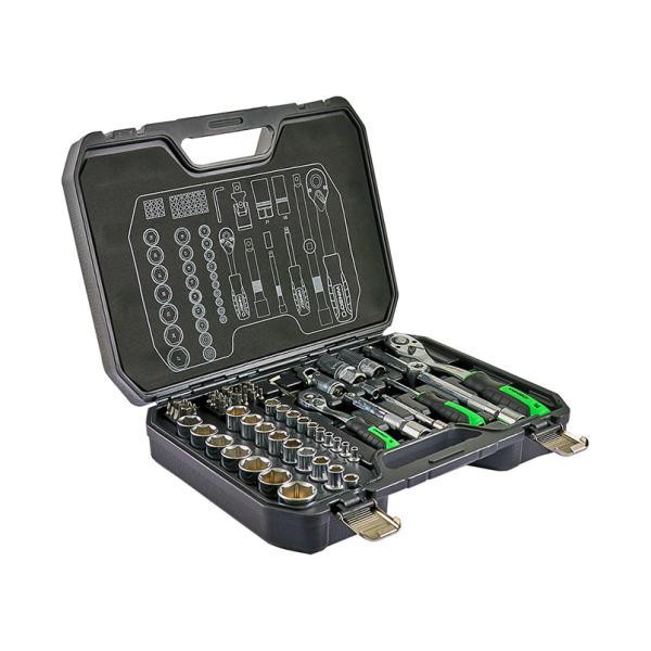 Професійний набір інструментів WINSO Pro 1/2", 1/4", 72T, CR-V, 73 од. Ковель - фото 1