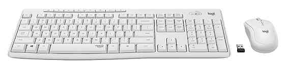 Комплект (клавіатура, миша) бездротовий Logitech MK295 Combo White USB (920-009824) Білий Харьков