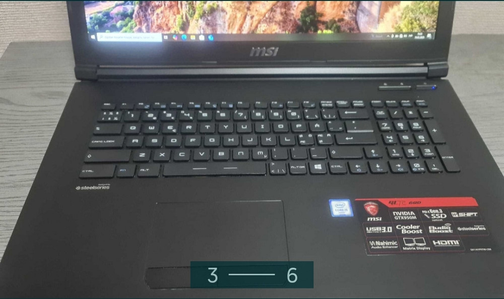 Игровой Ноутбук MSI GL72 , 17.3