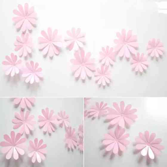 Набір рожевих квіточок - 12шт. Київ