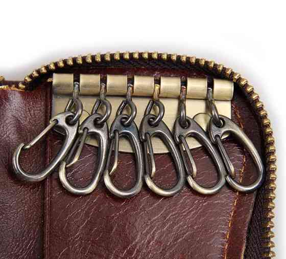 Ключница из натуральной кожи карманная Киев