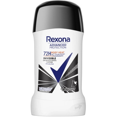 Антиперспирант Rexona Невидимый на черном и белом 72 часа 50 мл (59097921) Винница - изображение 1