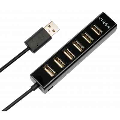 Концентратор Vinga USB2.0 to 7*USB2.0 HUB (VHA2A7) Винница