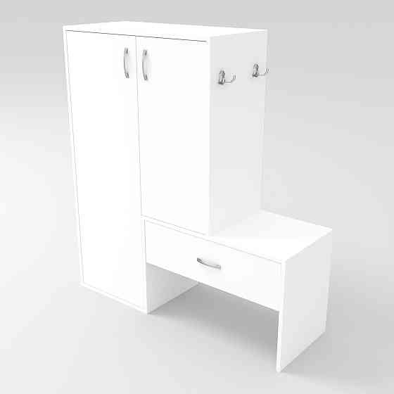 Тумба для обуви №6, Белый, 1100/360/1200 Львов