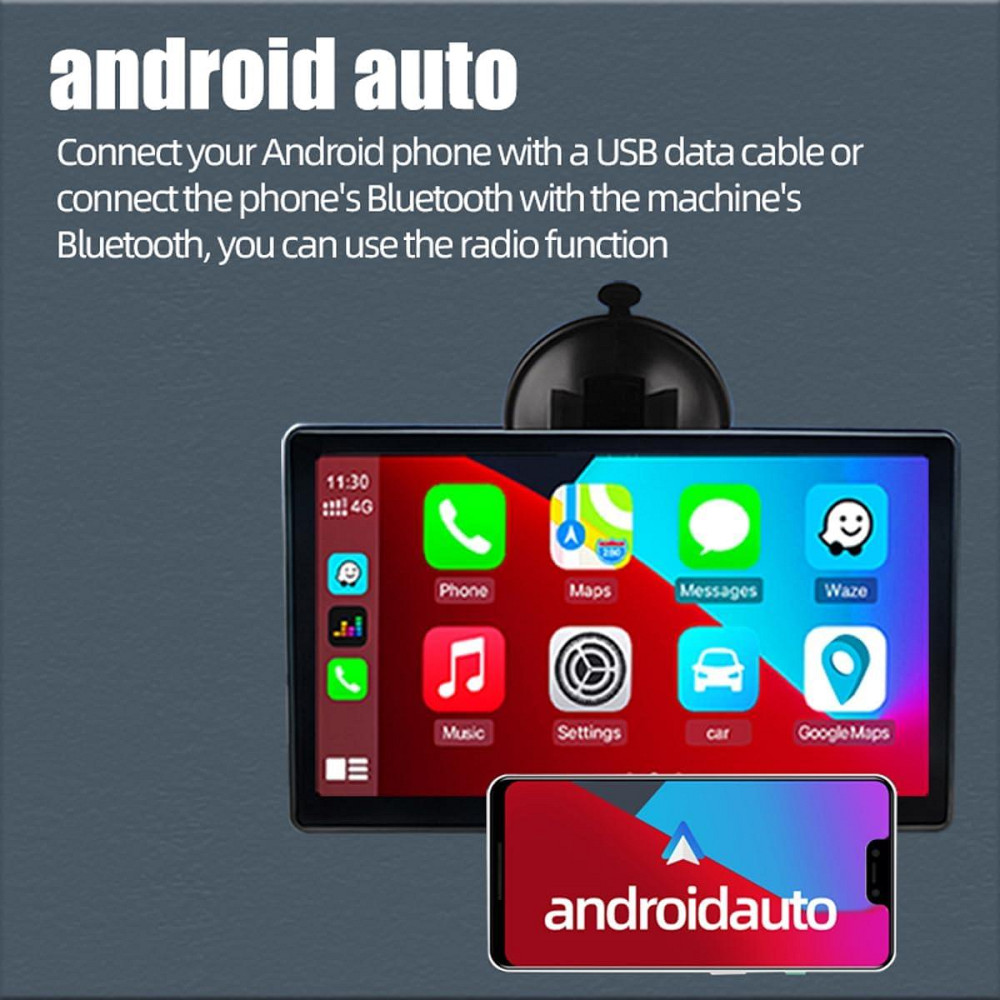 CarPlay адаптер бездротовий, Bluetooth перехідник з дротового карплей для авто з ОС Linux, донгл для підключення Android Auto Київ - фото 3