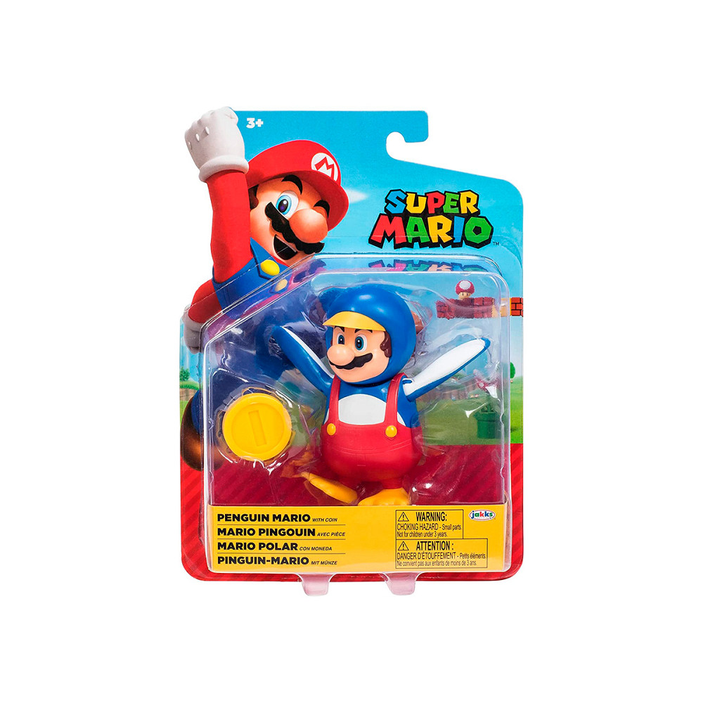 Ігрова фігурка з артикуляцією SUPER MARIO - Маріо-пінгвін 10 cm Дніпро - фото 1
