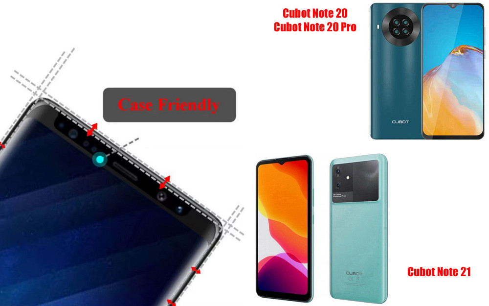 Захисне скло HyperGlass Pro для Cubot Note 20, Note 20 Pro, Note 21 – максимальна чутливість та захист Київ - фото 4