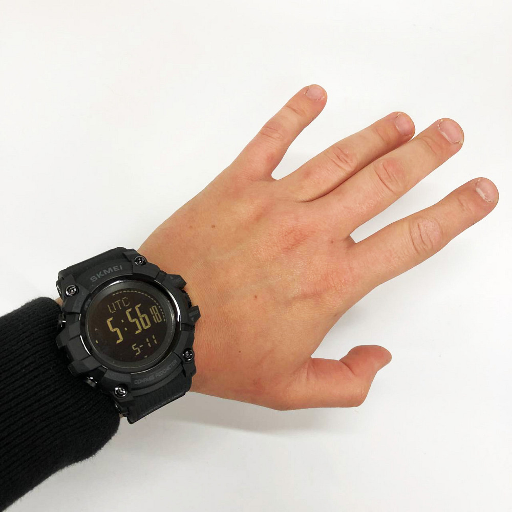 Водонепроникний годинник для риболовлі, Чоловічий водостійкий спортивний тактичний наручний годинник KN-73 Львів - фото 5