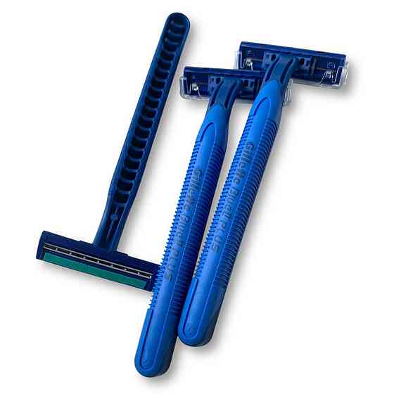 Одноразові станки Gillette Blue II Plus 14 шт — чоловічі бритви з подвійними лезами та зволожуючою смужкою Харків